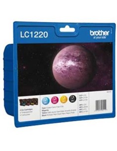 Multipack 4 cartuchos de tinta ORIGINAL LC1220VALBP 2