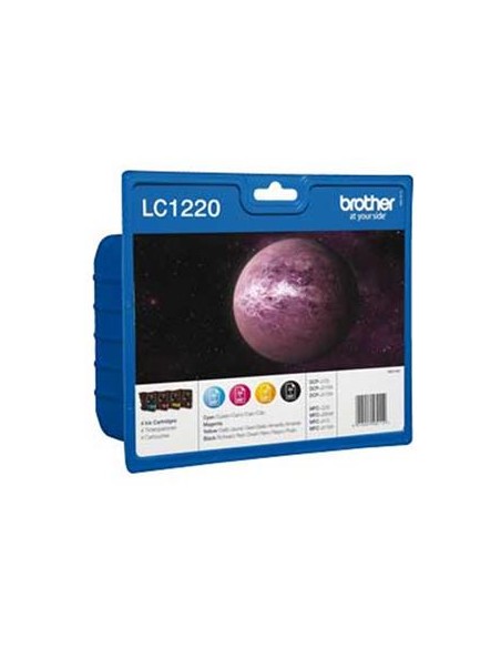 Multipack 4 cartuchos de tinta ORIGINAL LC1220VALBP