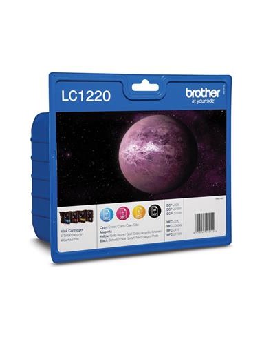 Multipack 4 cartuchos de tinta ORIGINAL LC1220VALBP