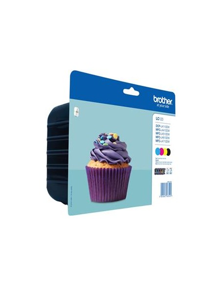 Multipack 4 cartuchos de tinta ORIGINAL LC123VALBP