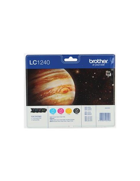 Multipack 4 cartuchos de tinta ORIGINAL LC1240VALBP