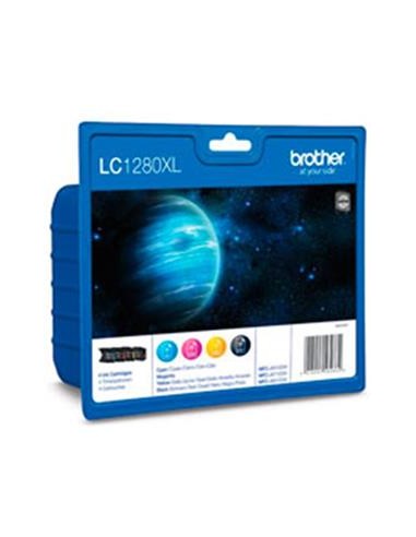 Multipack 4 cartuchos de tinta ORIGINAL LC1280XLVALBP