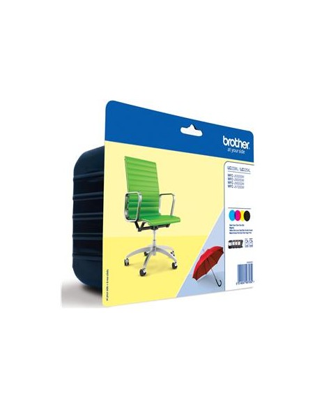 Multipack 4 cartuchos de tinta ORIGINAL LC229XLVALBP