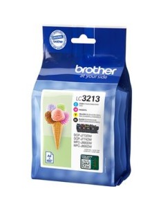 Multipack 4 cartuchos de tinta ORIGINAL LC3213VAL