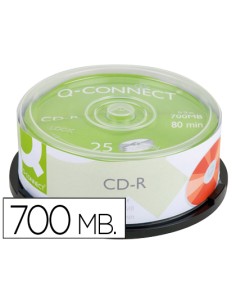 CI | Cd-r q-connect capacidad 700mb duracion 80min...