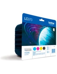 Multipack 4 cartuchos de tinta ORIGINAL LC970VALBP 2