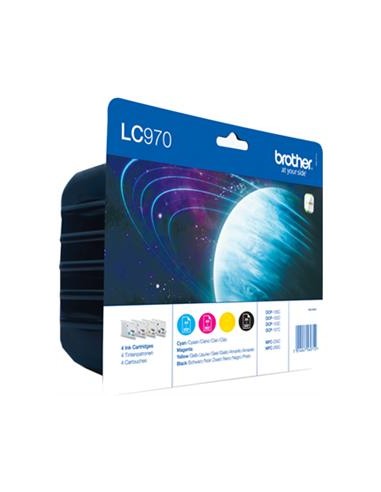 Multipack 4 cartuchos de tinta ORIGINAL LC970VALBP