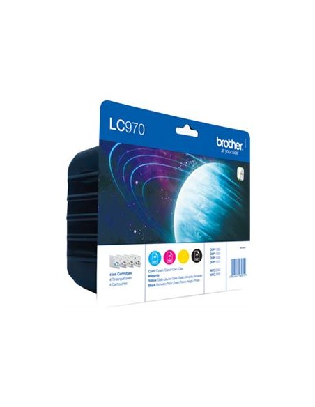 Multipack 4 cartuchos de tinta ORIGINAL LC970VALBP