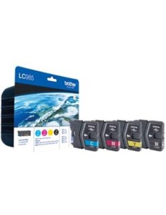 Multipack 4 cartuchos de tinta ORIGINAL LC985VALBP 2
