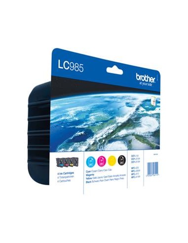 Multipack 4 cartuchos de tinta ORIGINAL LC985VALBP
