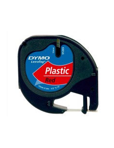 CI | Cinta dymo 12mmx4mt -negro/rojo cosmico para maquina... 2