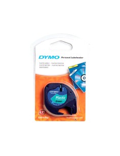 CI | Cinta dymo 12mmx4mt -negro/verde acido para maquina... 2
