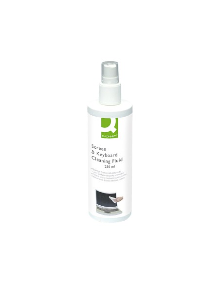 CI | Spray q-connect limpiador de pantallas y teclados bote de 250 ml