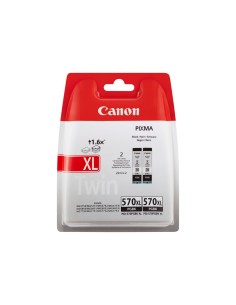 Multipack 2 cartuchos de tinta ORIGINAL 2 x PGI570XLBK -...