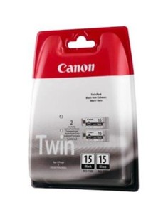 Cartucho de tinta ORIGINAL (2 unidades) BCI15BK - 8190A002 2