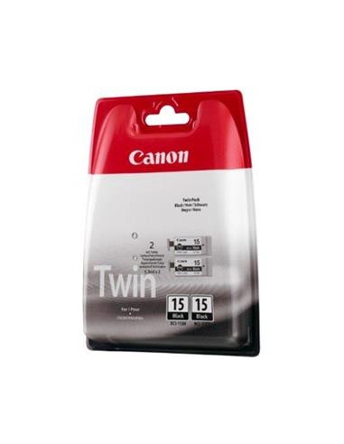 Cartucho de tinta ORIGINAL (2 unidades) BCI15BK - 8190A002