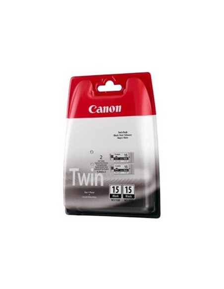Cartucho de tinta ORIGINAL (2 unidades) BCI15BK - 8190A002