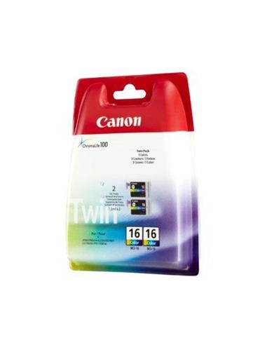 Cartucho de tinta ORIGINAL (2 unidades) BCI16CL - 9818A002
