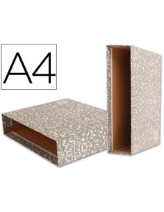 CI | Caja archivador liderpapel classic red a4 gris