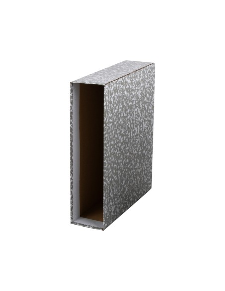CI | Caja archivador liderpapel classic red a4 gris