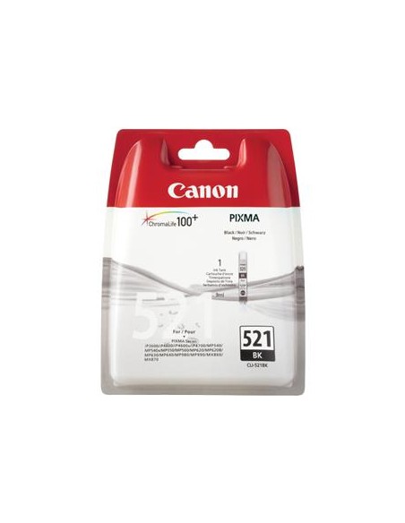 Cartucho de tinta ORIGINAL CLI521BK - 2933B001