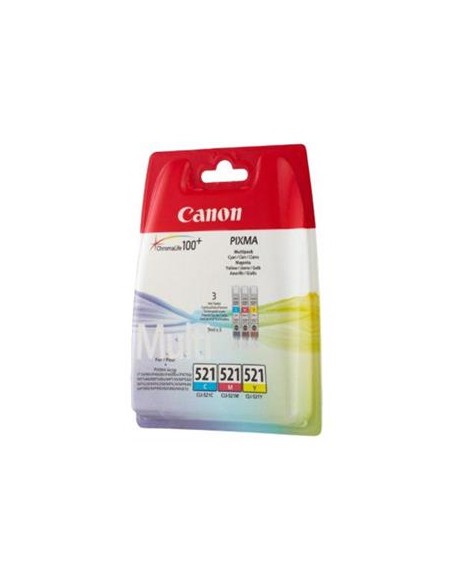 Multipack 3 cartuchos de tinta ORIGINAL CLI521 - 2934B010