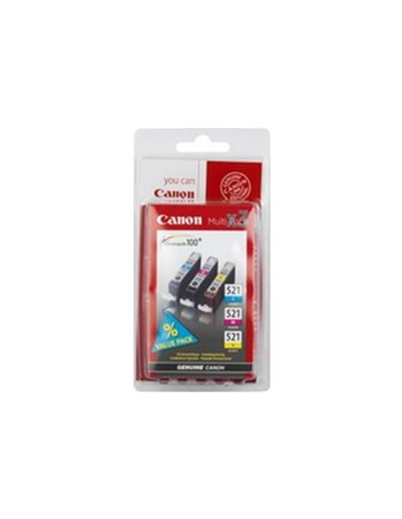 Multipack 3 cartuchos de tinta ORIGINAL CLI521 - 2934B010