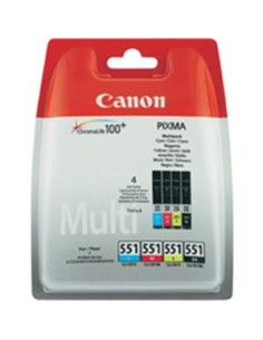 Multipack 4 cartuchos de tinta ORIGINAL CLI551 - 6509B008 2
