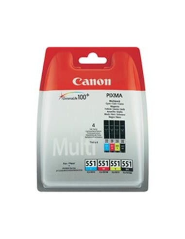 Multipack 4 cartuchos de tinta ORIGINAL CLI551...