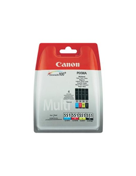 Multipack 4 cartuchos de tinta ORIGINAL CLI551 - 6509B008