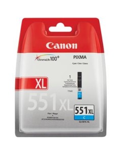 Cartucho de tinta ORIGINAL CLI551XLC - 6444B001 2