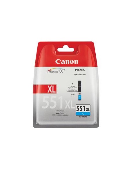 Cartucho de tinta ORIGINAL CLI551XLC - 6444B001