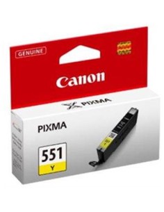 Cartucho de tinta ORIGINAL CLI551Y - 6511B001