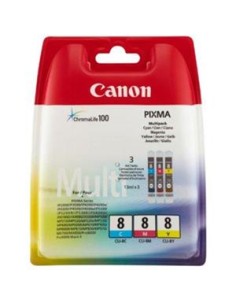 Multipack 3 cartuchos de tinta ORIGINAL CLI8 - 0621B029