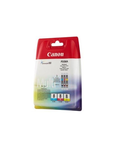 Multipack 3 cartuchos de tinta ORIGINAL CLI8 - 0621B029