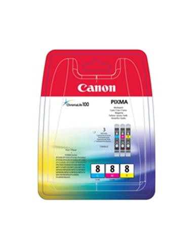 Multipack 3 cartuchos de tinta ORIGINAL CLI8 -...