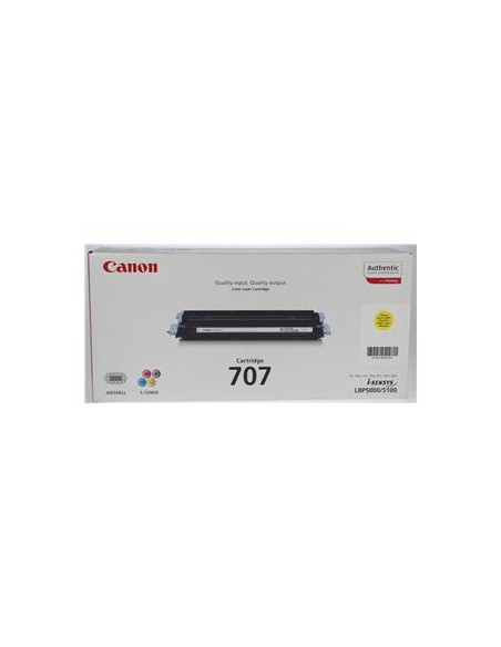 Cartucho de toner ORIGINAL CRG707Y - 9421A004