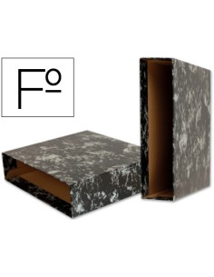 CI | Caja archivador liderpapel classic blue folio negra