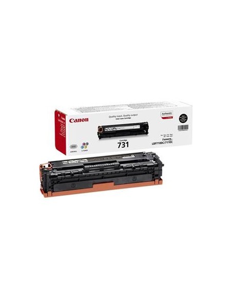 Cartucho de toner ORIGINAL CRG731BK - 6272B002