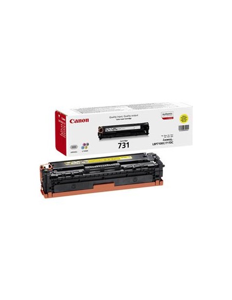 Cartucho de toner ORIGINAL CRG731Y - 6269B002