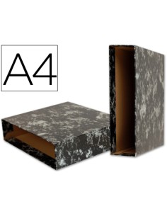 CI | Caja archivador liderpapel classic blue a4 negra