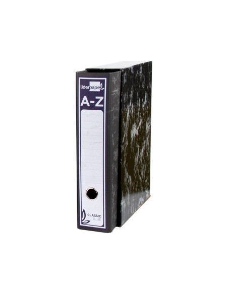 CI | Caja archivador liderpapel classic blue a4 negra