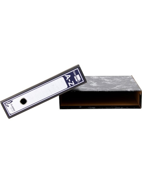 CI | Caja archivador liderpapel classic blue a4 negra