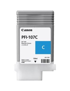 Cartucho de tinta ORIGINAL PFI107C - 6706B001 2