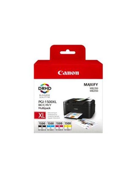 Multipack 4 cartuchos de tinta ORIGINAL PGI1500XL - 9182B004