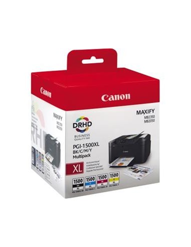 Multipack 4 cartuchos de tinta ORIGINAL PGI1500XL - 9182B004