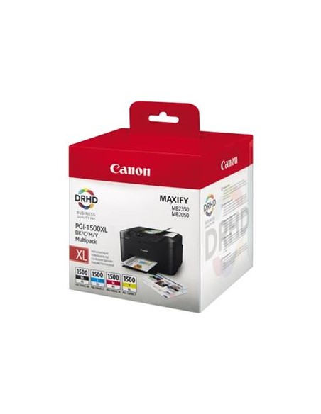 Multipack 4 cartuchos de tinta ORIGINAL PGI1500XL - 9182B004