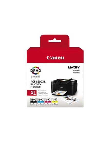 Multipack 4 cartuchos de tinta ORIGINAL PGI1500XL - 9182B004
