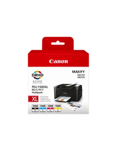 Multipack 4 cartuchos de tinta ORIGINAL PGI1500XL - 9182B004
