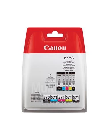 Multipack 5 cartuchos de tinta ORIGINAL PGI570CLI571 - 0372C004
